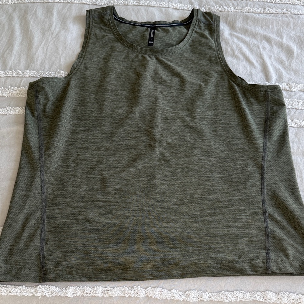 Ten Thousand Olive Green Tank Top